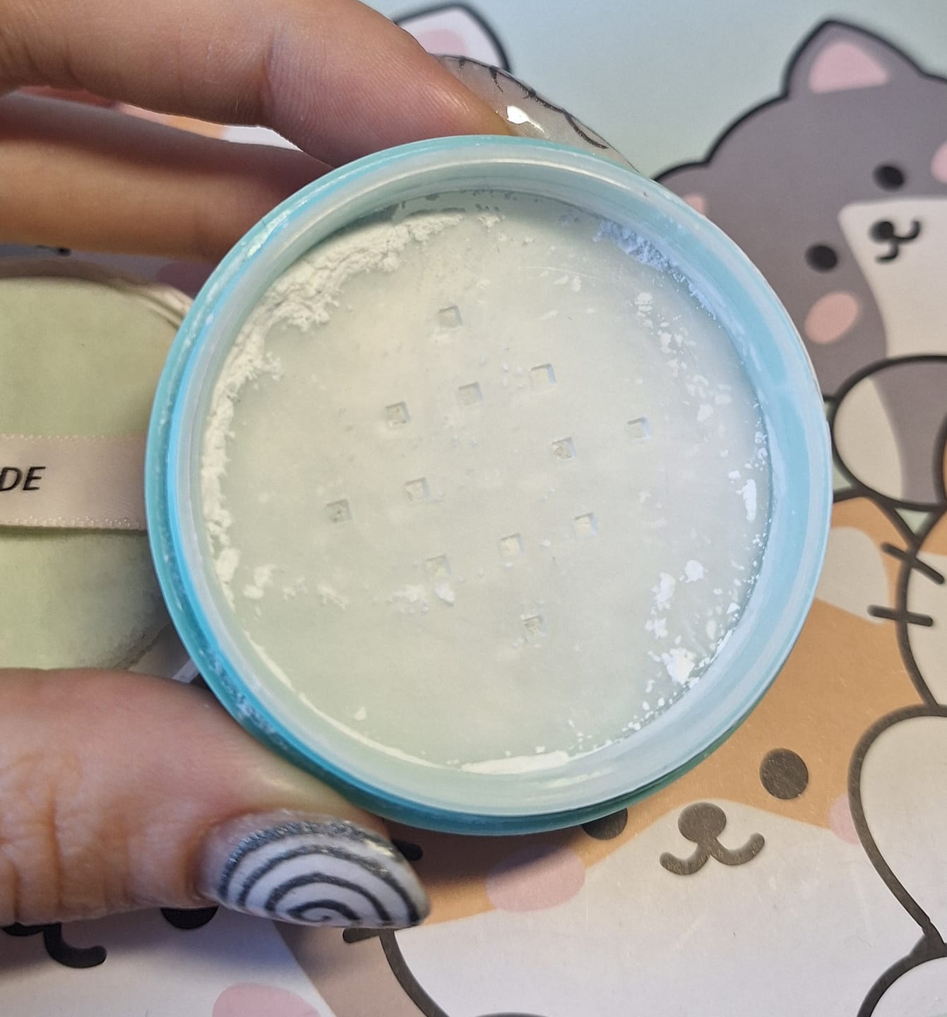 Customer photo review of Minerālu birstošais un ādu matējošais pūderis ETUDE Zero Sebum Drying Powder