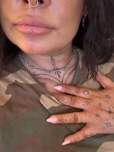 Customer photo review of Barbed Wire Choker