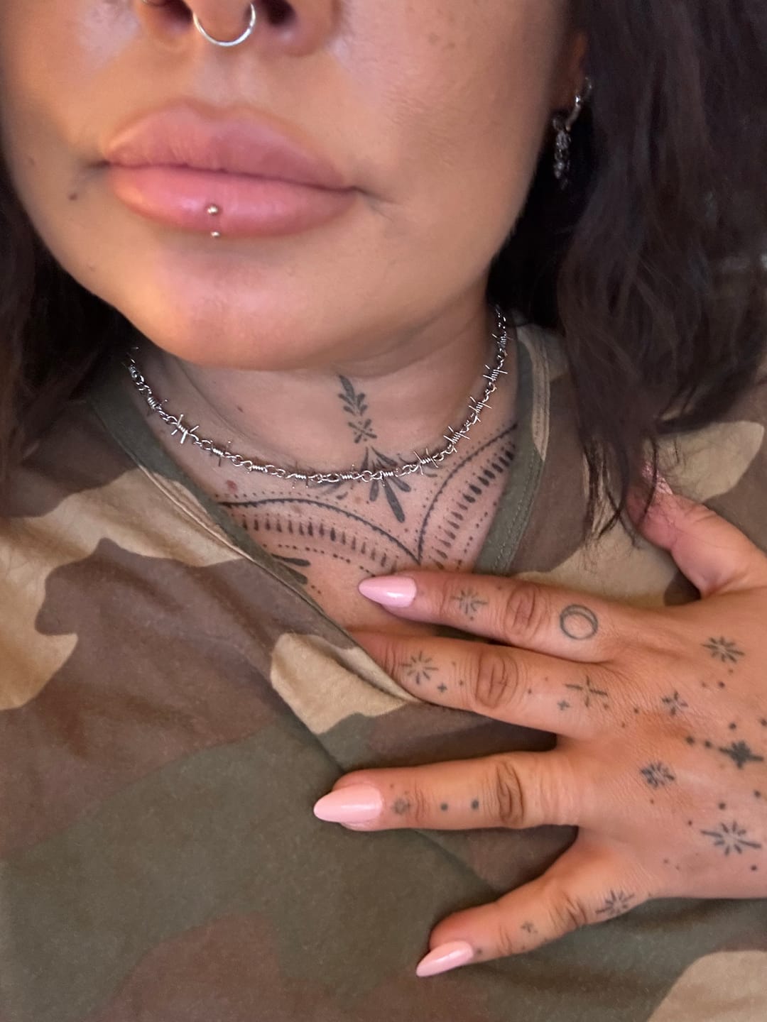 Customer photo review of Barbed Wire Choker