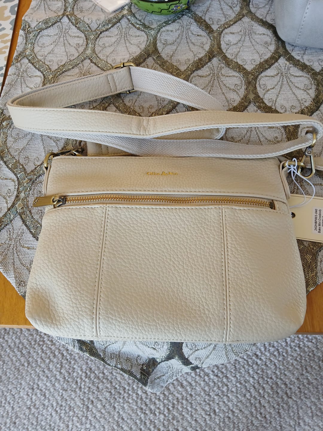 Customer photo review of Blake Mini Crossbody - Pebble