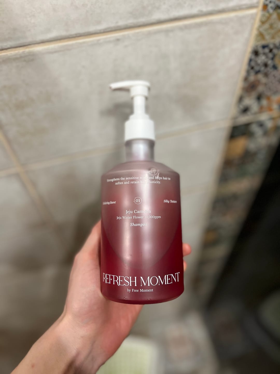 Customer photo review of Parfimēts šampūns Dr. Althea Refresh Moment Perfume Shampoo Jeju Camellia