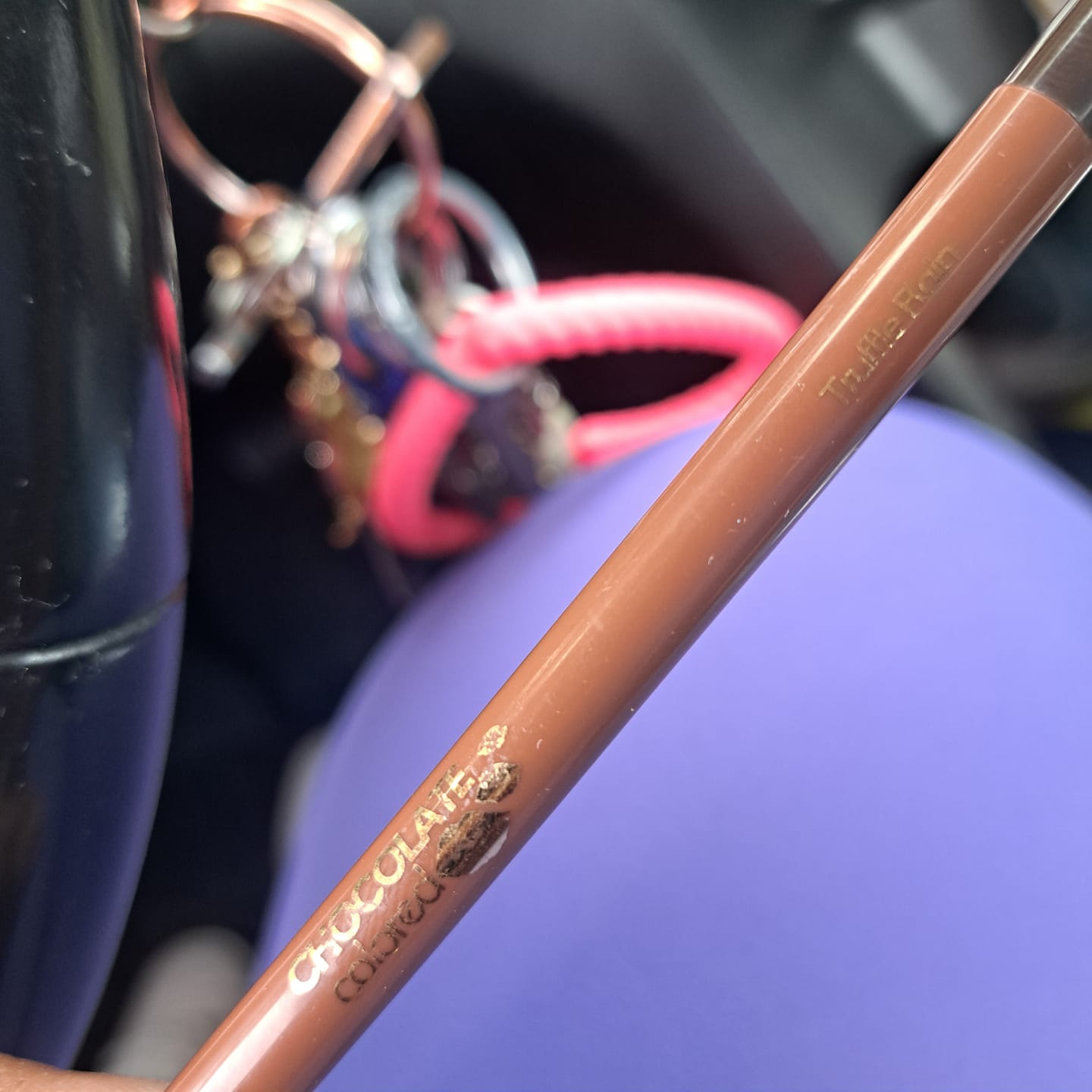 Customer photo review of Chocolate Colored Lip Liner Set