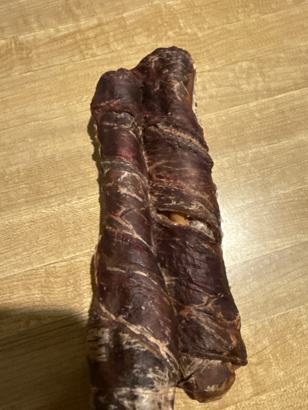 Customer photo review of 6 Inch Power Beef Sticks