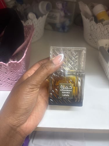 Customer photo review of Khamrah Qahwa Lattafa Perfumes 100ml