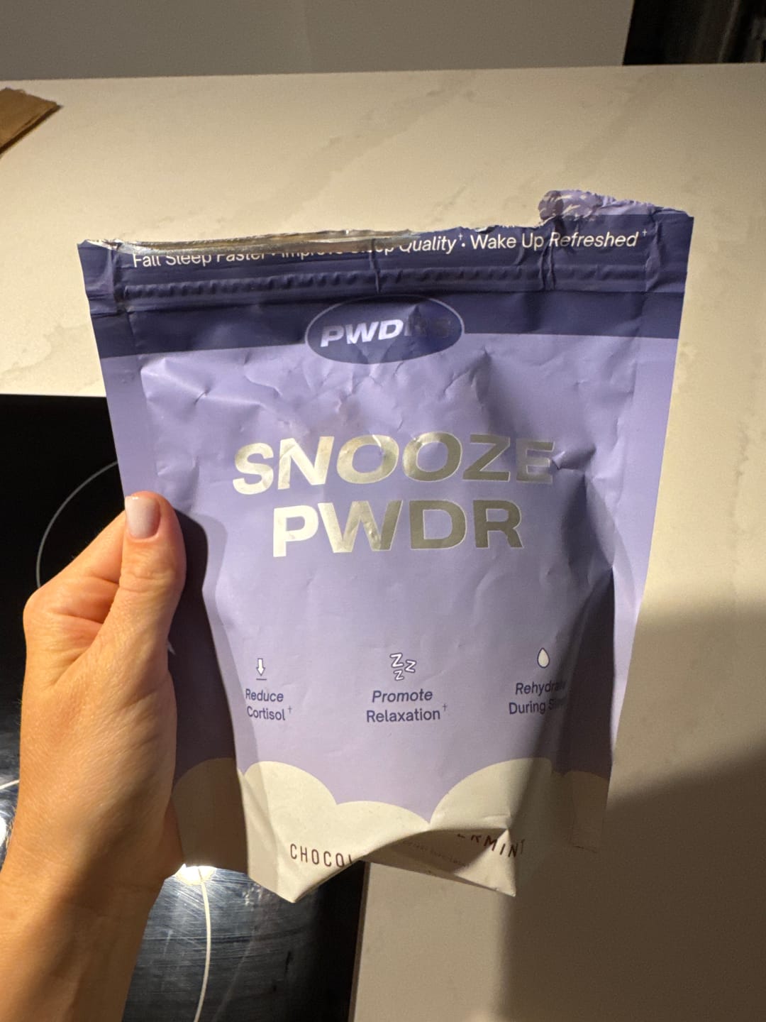 Customer photo review of SNOOZE PWDR