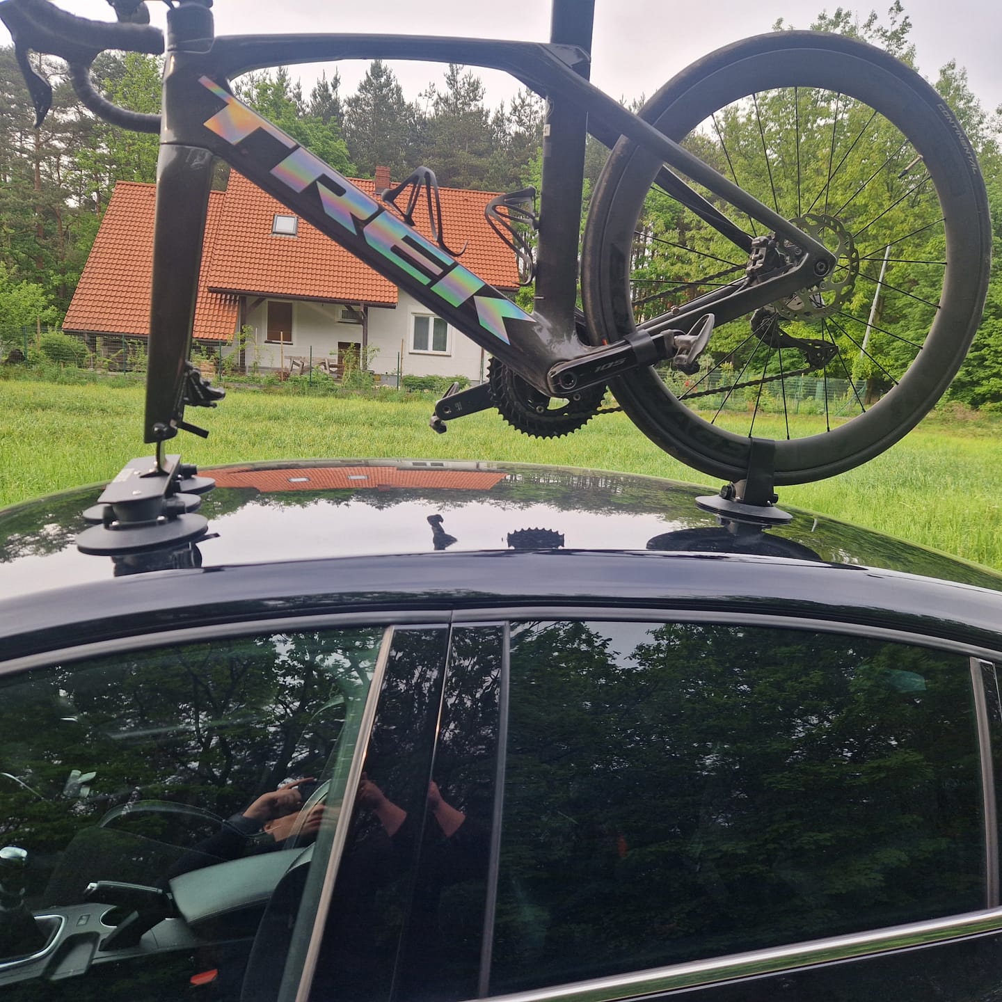 Customer photo review of Bagażnik Rowerowy z Przyssawkam