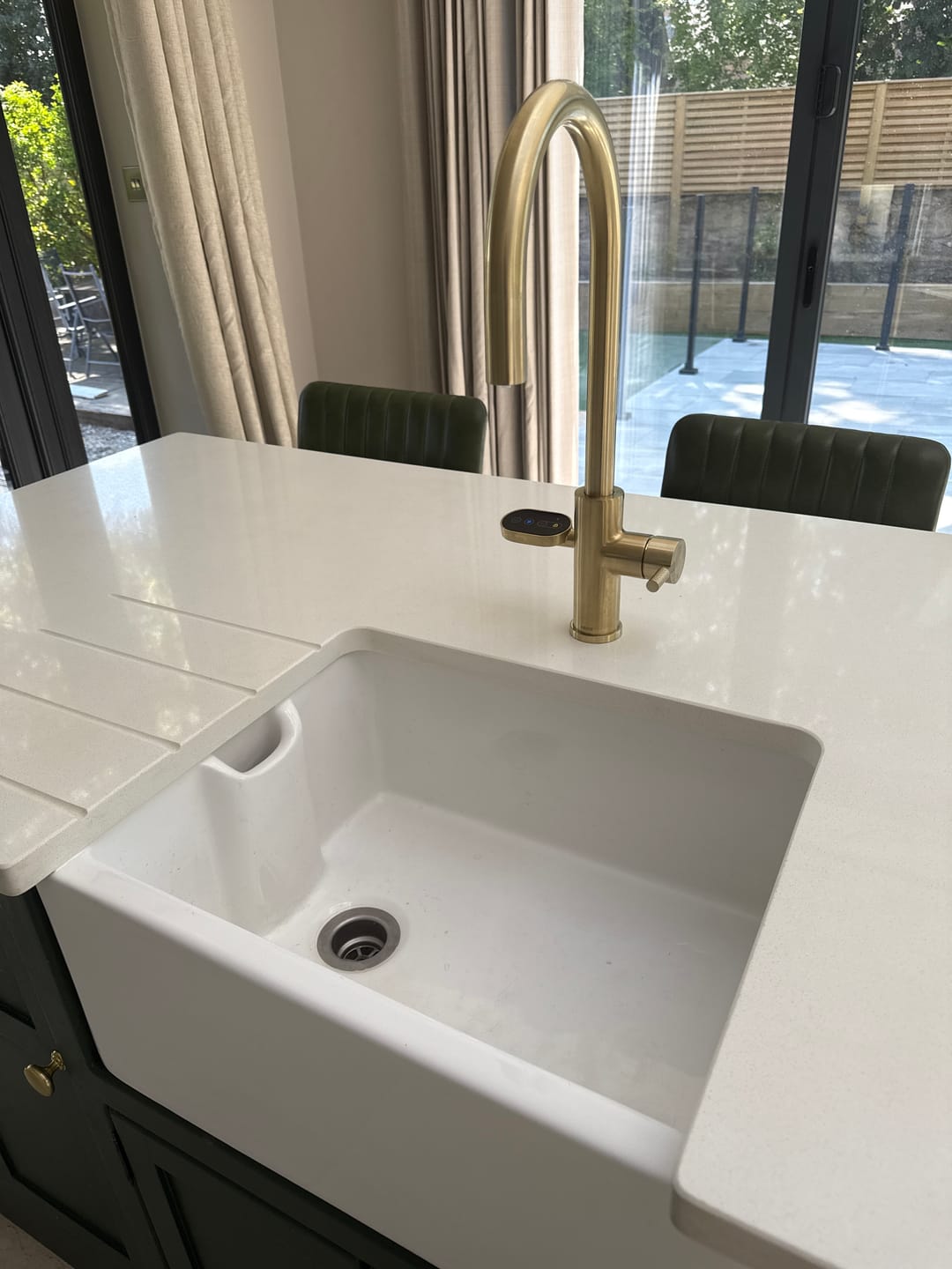 Customer photo review of ARNO Flex 5 in 1 Champagne Gold Instant Boiling Hot Water Tap