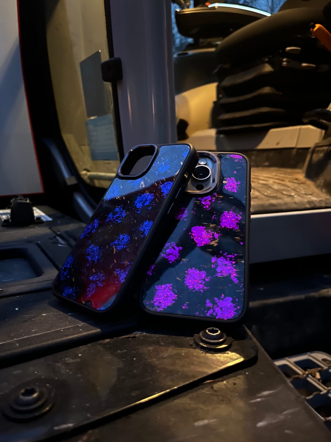 Customer photo review of Forged Carbon Blue