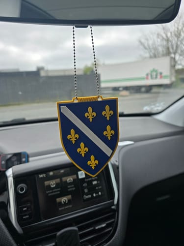 Customer photo review of Republic Bosnia and Herzegovina Car Hanging Ornament