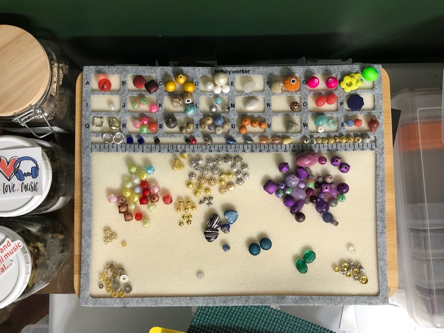 Customer photo review of Multicolor Beads By the LB
