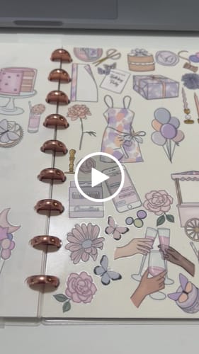 Customer video review of Birthday Butterflies Pre-cut PET Tape
