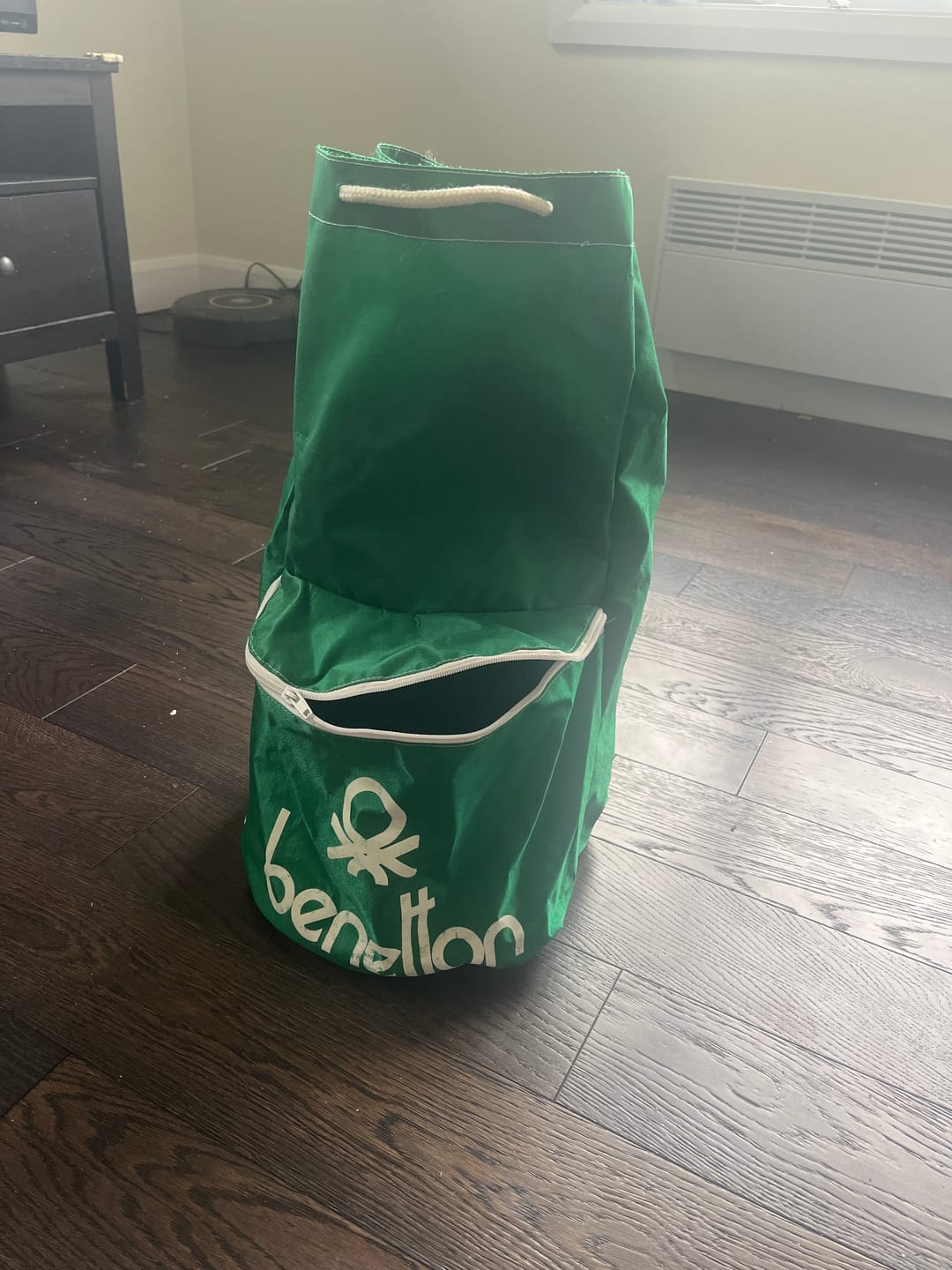 Customer photo review of Vintage Benetton Bag Backpack Green 90s