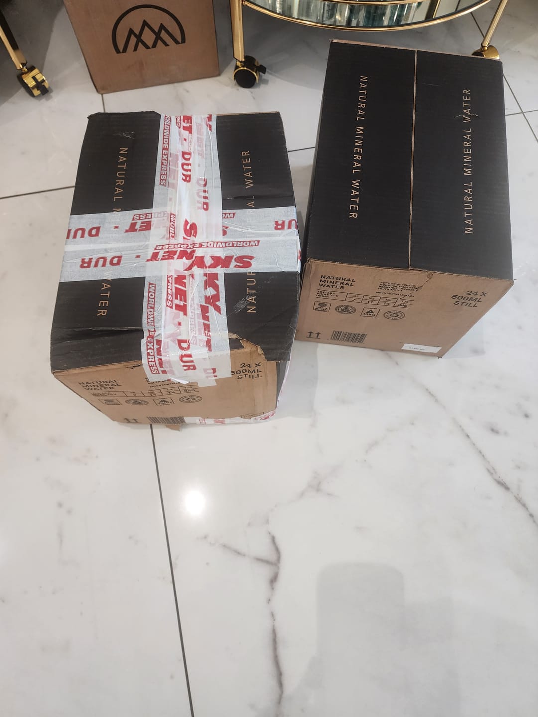 Customer photo review of 500ml Sparkling Mineral Water