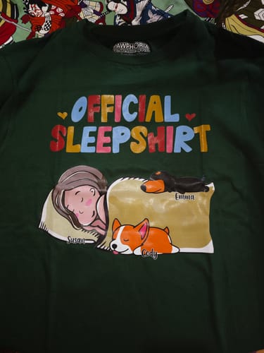 Customer photo review of PAWJAMA Long Sleeve Shirt (Unisex)