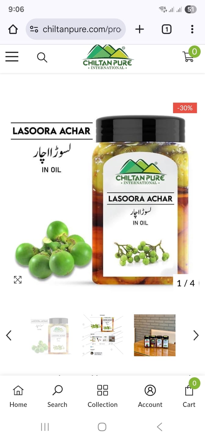 Customer photo review of Lasoora Achar / Pickle - Spice Up Your Meal with an Explosion of Tangy Traditional Delight!