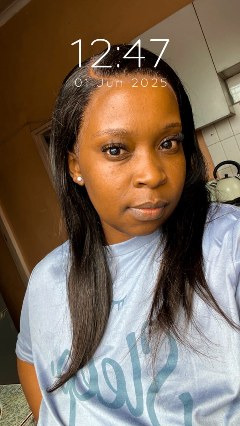 Customer photo review of Double Drawn Lace Frontal Straight Wigs