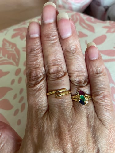 Customer photo review of Classic Claw Ring