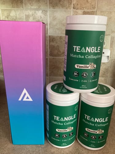 Customer photo review of Teangle - Matcha Collagène 333g - 411g