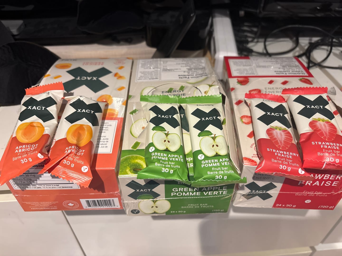 Customer photo review of XACT ENERGY fruit bars