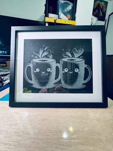 Customer photo review of Monport Reno65 Pro 65W Desktop CO2 Laser Engraver & Cutter (24" X 16") with DSP Controller and Semi-Autofocus