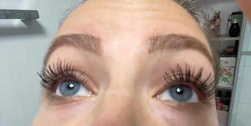 Customer photo review of Enhance® - Eyelash Growth Serum