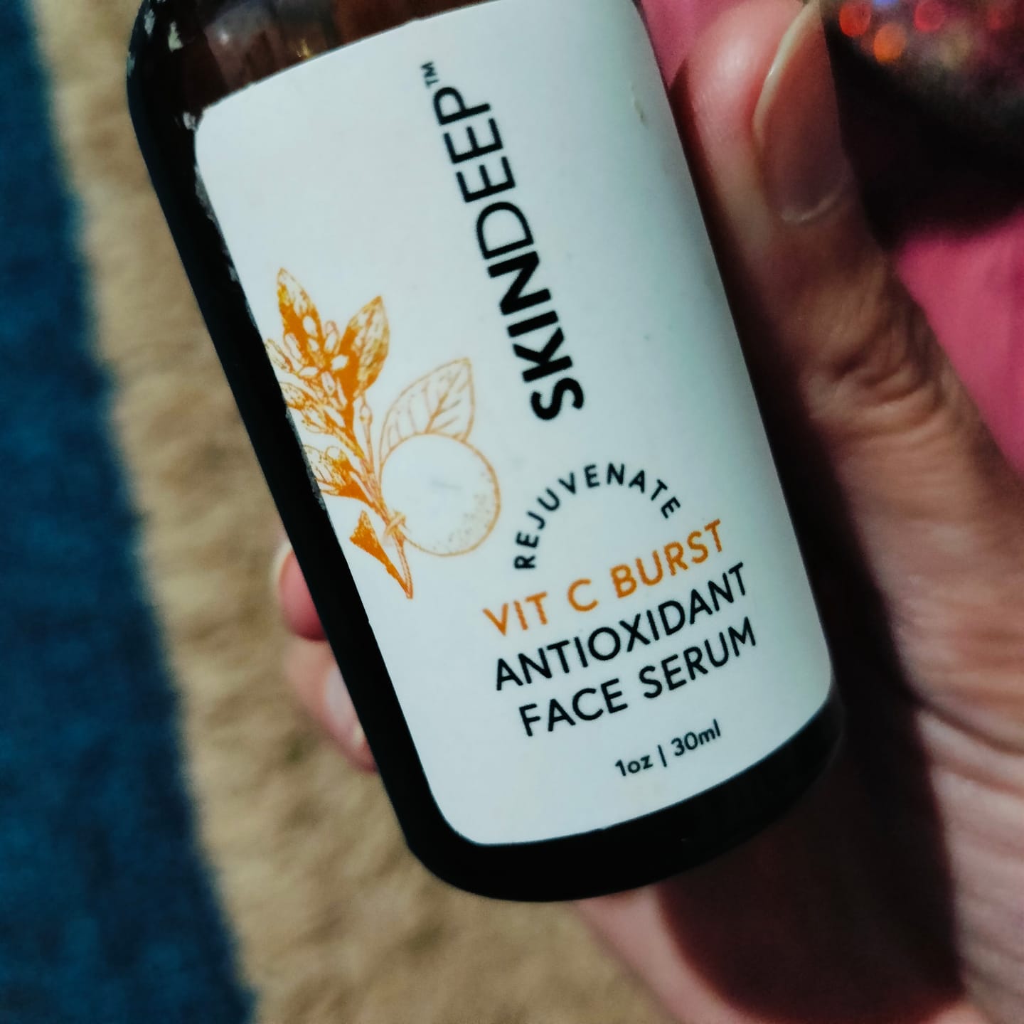 Customer photo review of Vit C BURST - Antioxidant Face Serum