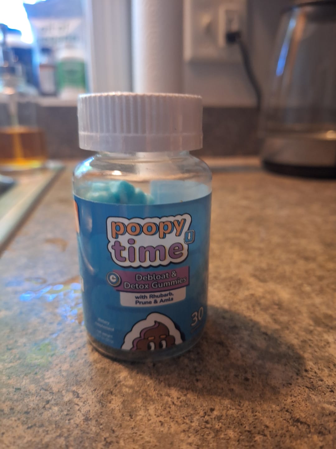 Customer photo review of FREE GIFT! Poopy Time Debloat & Detox Gummies