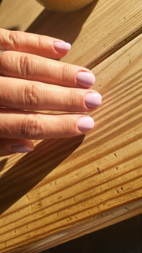 Customer photo review of Semilac Extend 5in1 811 Pastel Lavender UV Gel Polish