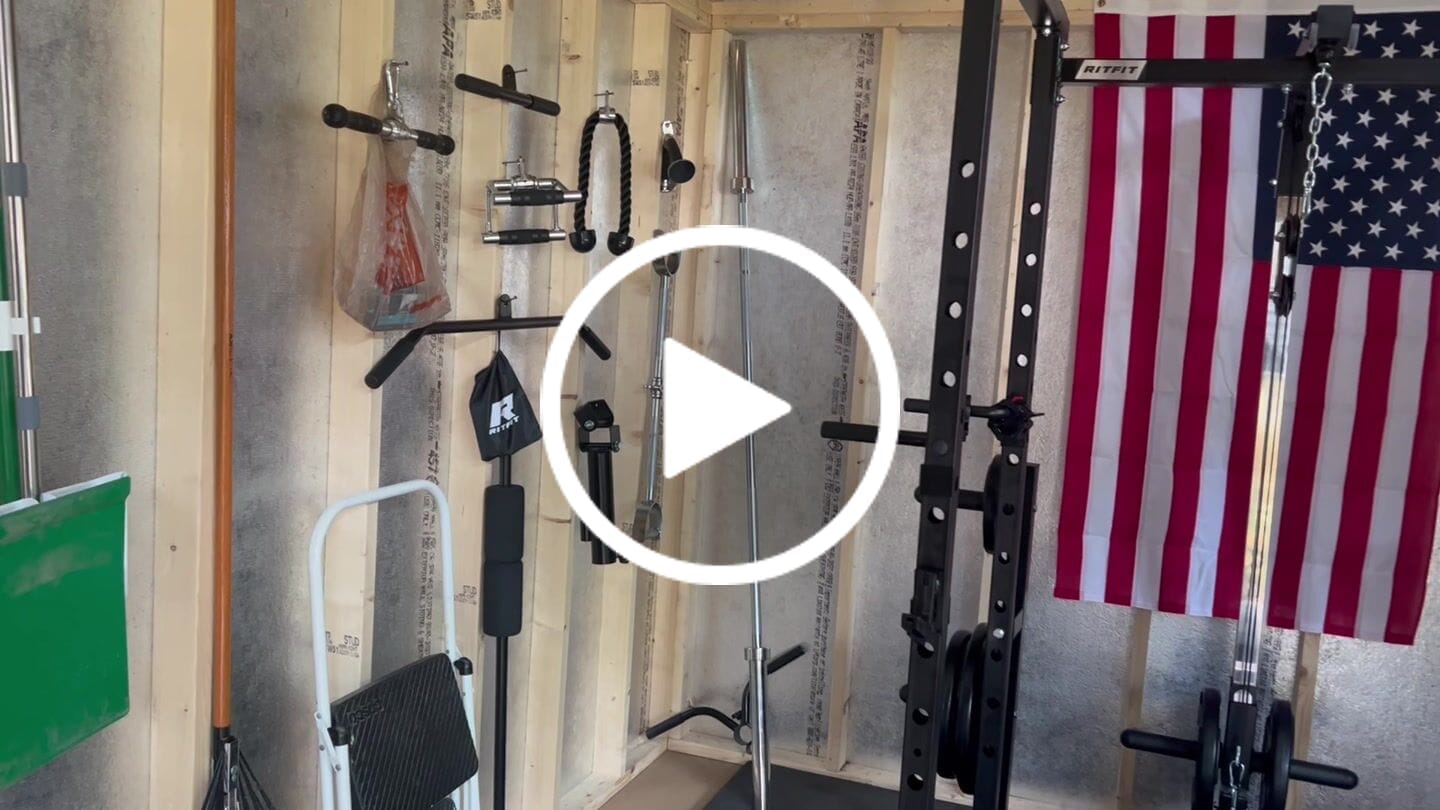 Customer video review of RitFit LAT Pulldown Attachments Cable Machine Attachments Bundles