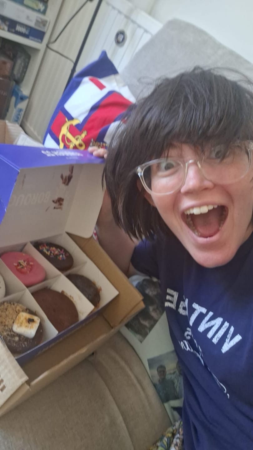 Customer photo review of The Baked Choccy Box