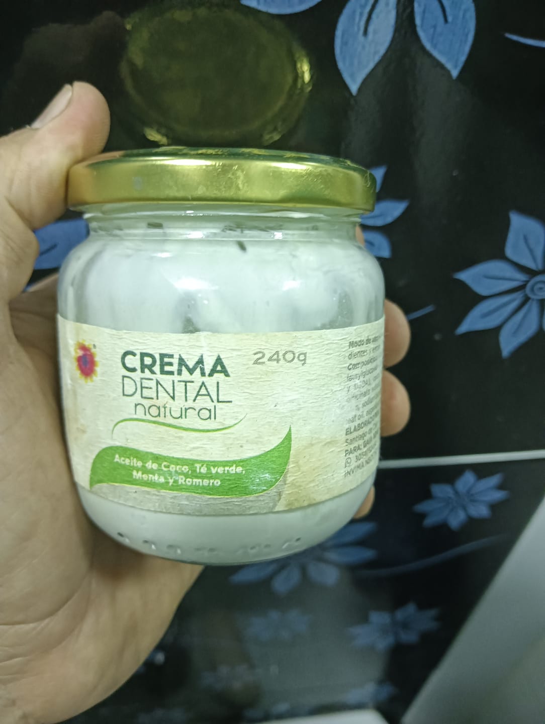 Customer photo review of Crema dental sin flúor Gaia