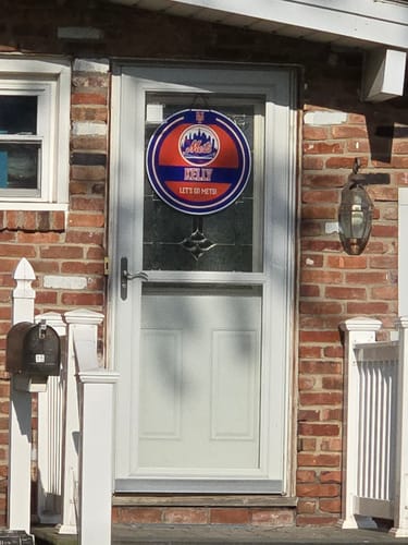 Customer photo review of New York Mets Personalized Monogram Metal Art