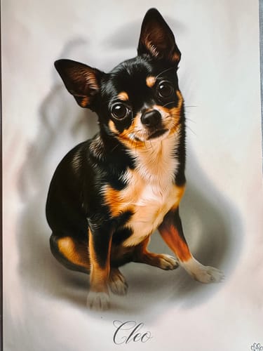 Customer photo review of Öl Pawtrait