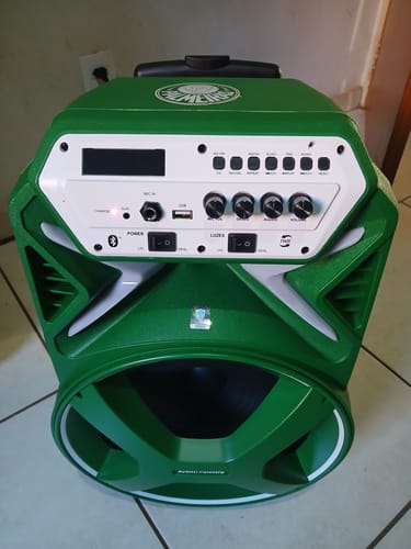Customer photo review of Caixa De Som Mondial Cmpa-01 Palmeiras Bivolt Usb Fm