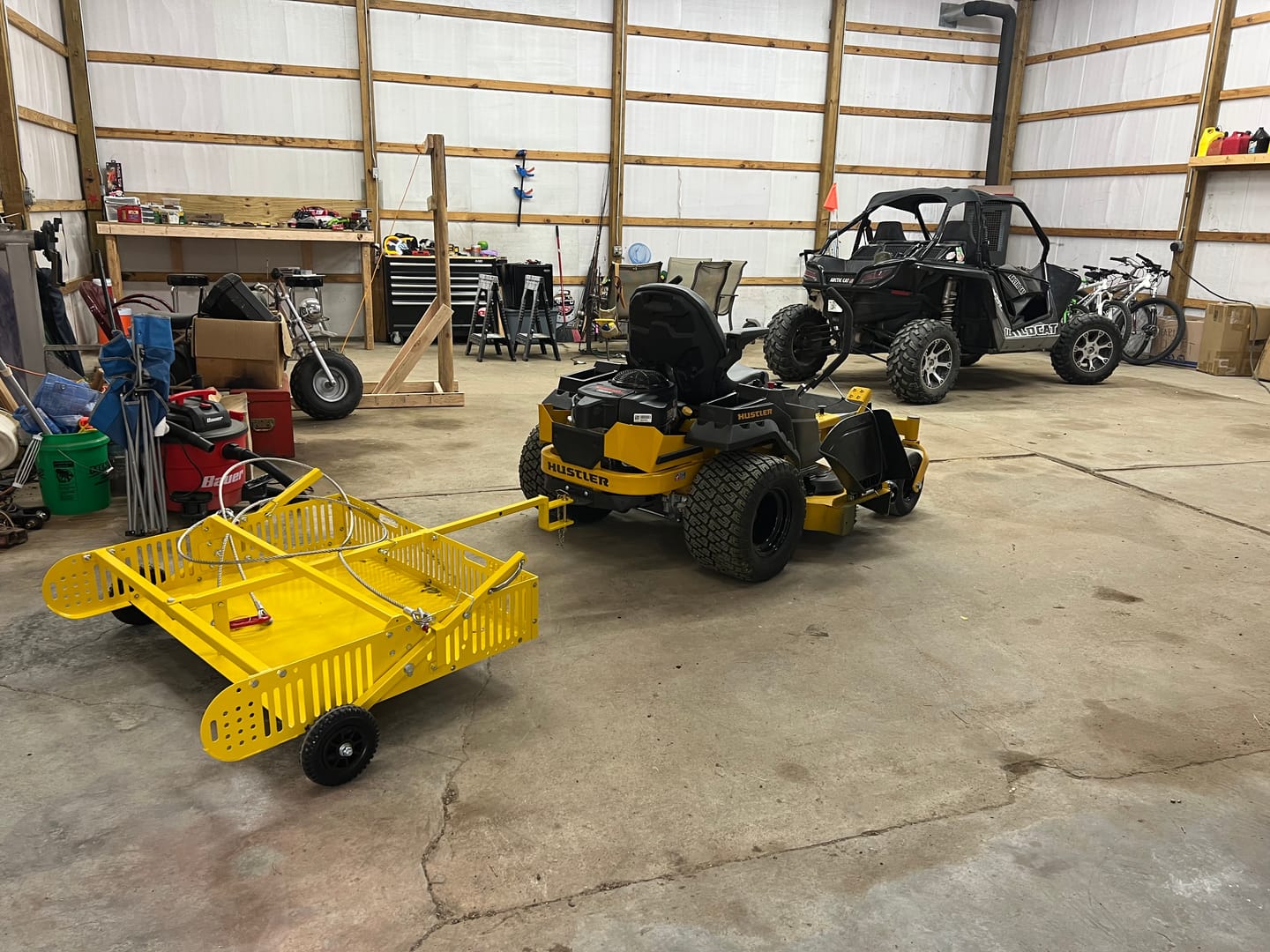 Customer photo review of Scoop'N'Tow Manure Scooper / Paddock Field Cleaner + Trailer