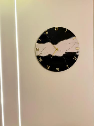Customer photo review of Harmony Silent Resin Wall Clock