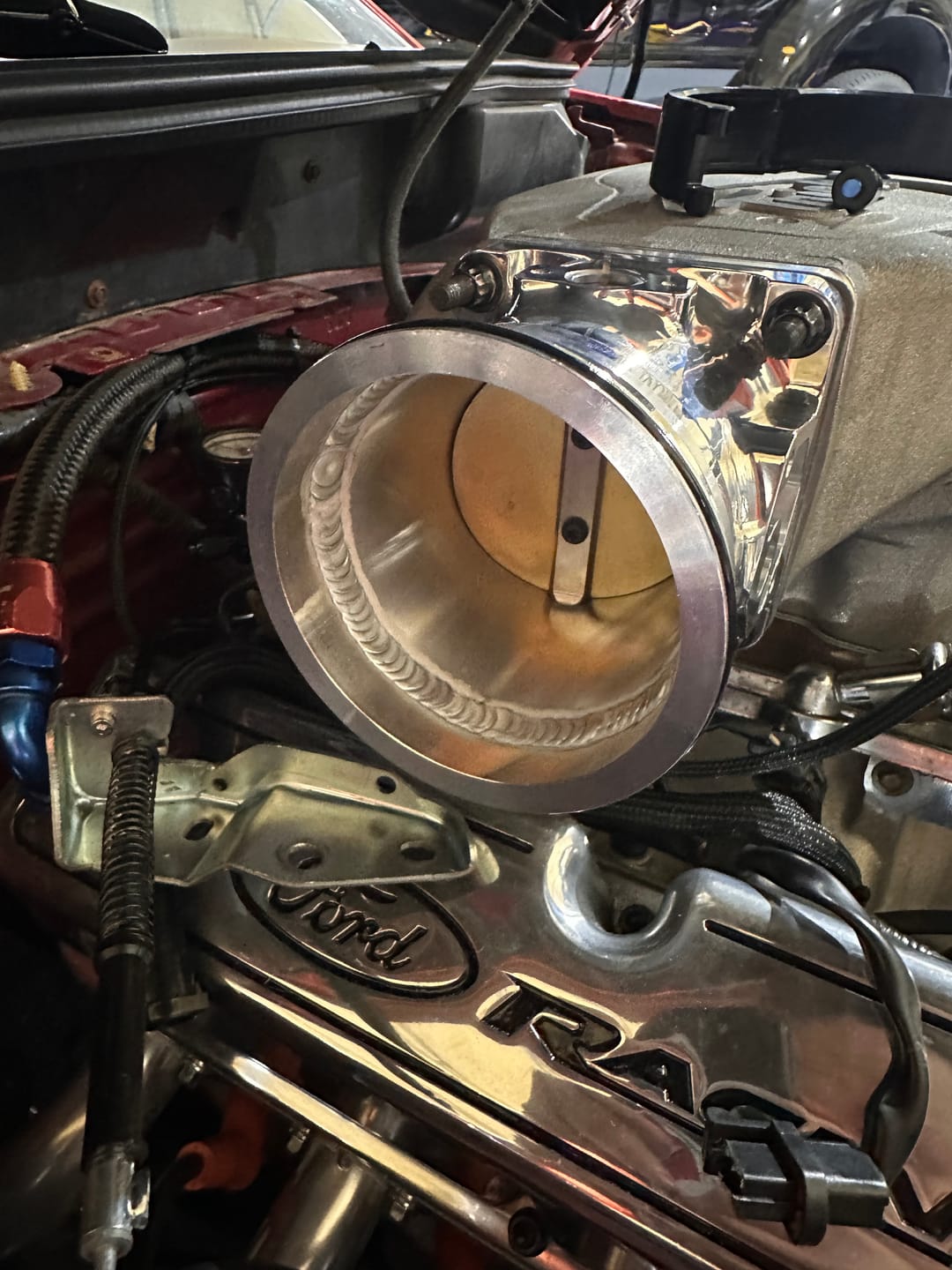 Customer photo review of Quick Seal Connector Kit 4" to 3.5" Adapter w/ 3 Piece Clamp and Weld Flanges 21-145
