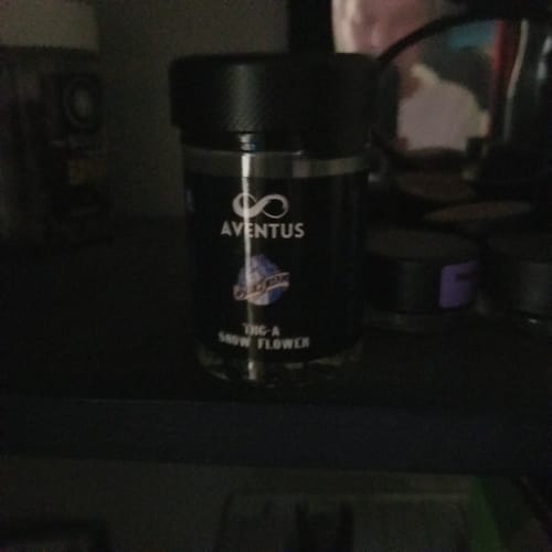 Customer photo review of THCA FLOWER – SNOW CAPS 7G
