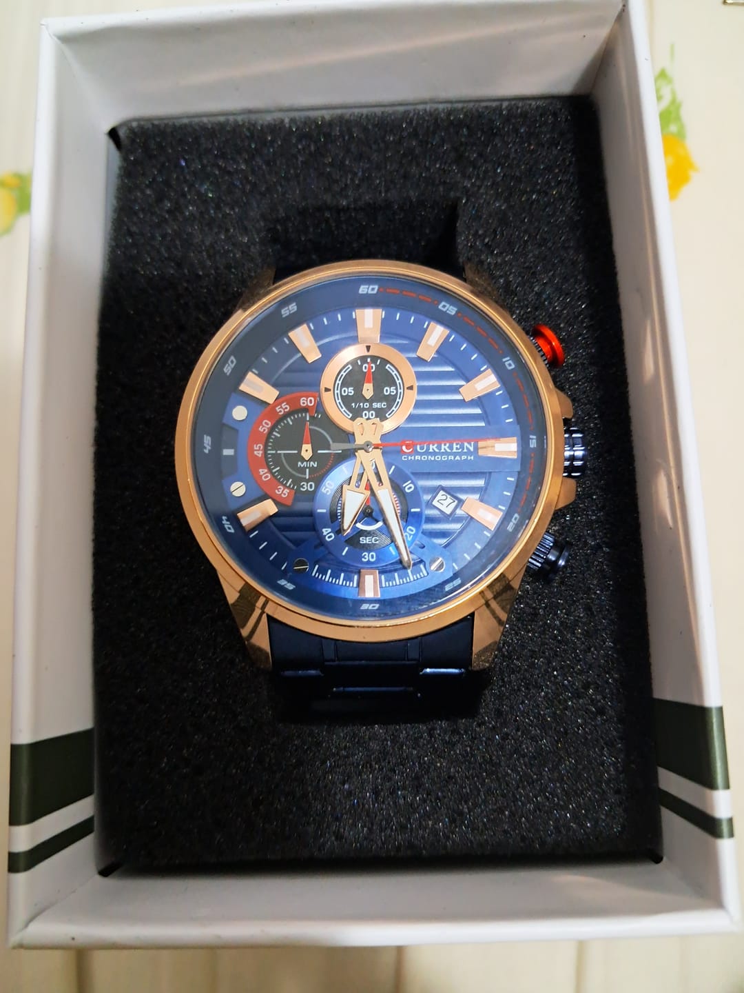 Customer photo review of Curren Ambasator® orologio uomo acciaio
