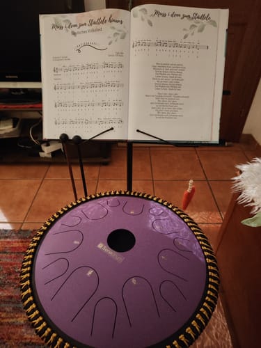 Customer photo review of Sonodrum Zungentrommel - "Exclusive" - Handgefertigt - 38cm - 14 Zungen - C-Dur