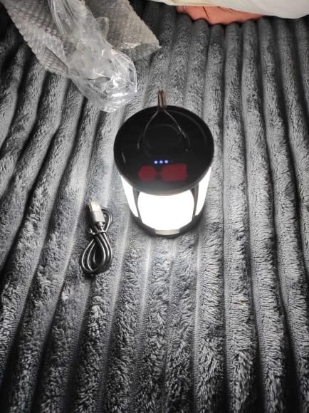 Customer photo review of Faltbare LED Campinglampe – Wiederaufladbare Outdoor Laterne