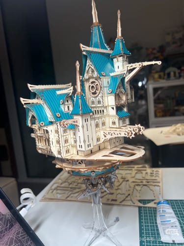 Customer photo review of Fantasy Steam Castle 3D Wooden Puzzle