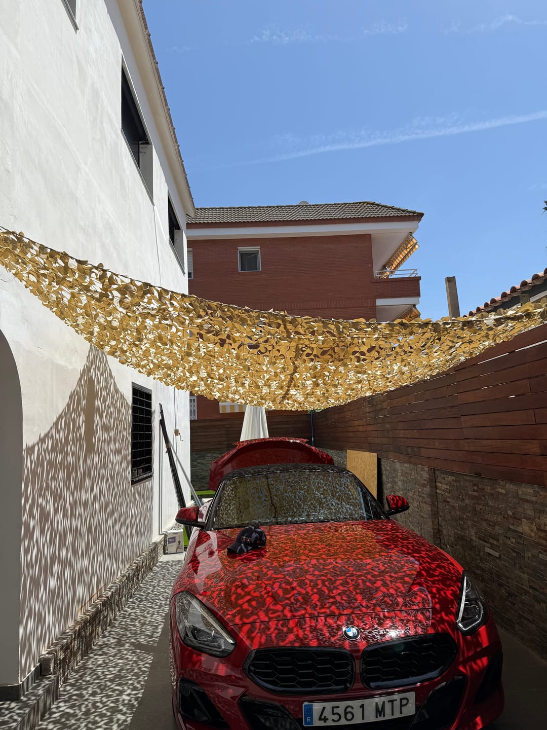 Customer photo review of Red de camuflaje reforzada con cable de acero
