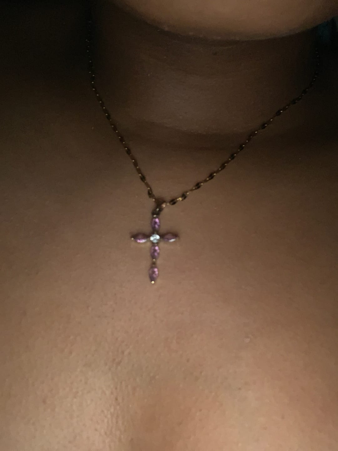 Customer photo review of Collier Chrétien Prière Femme