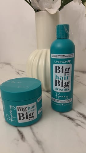 Customer photo review of Gamme Rosemary - Kit Complet - Shampooing, masque - Tout type de cheveux