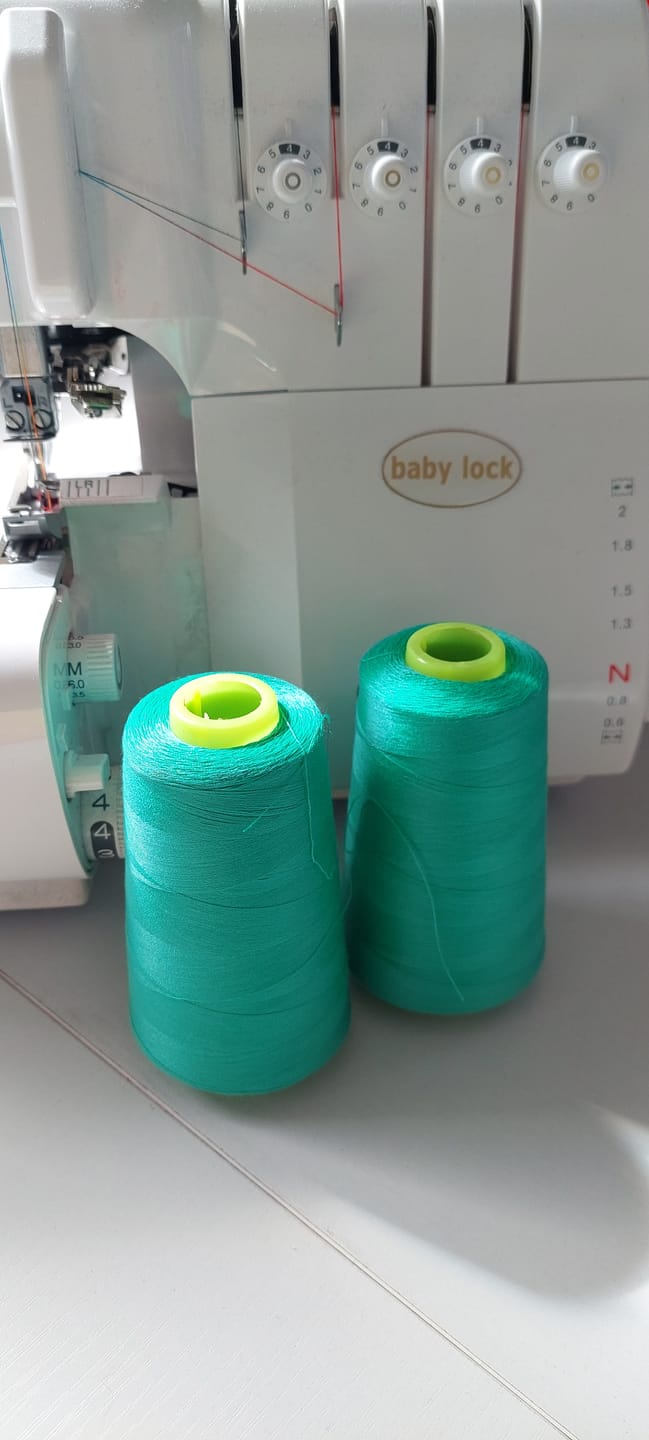 Customer photo review of Overlocking Thread - 3000 Yards