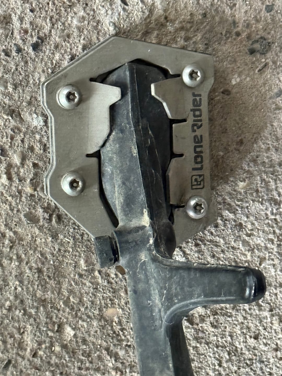 Customer photo review of Side Stand Foot Extension BMW R1300GS