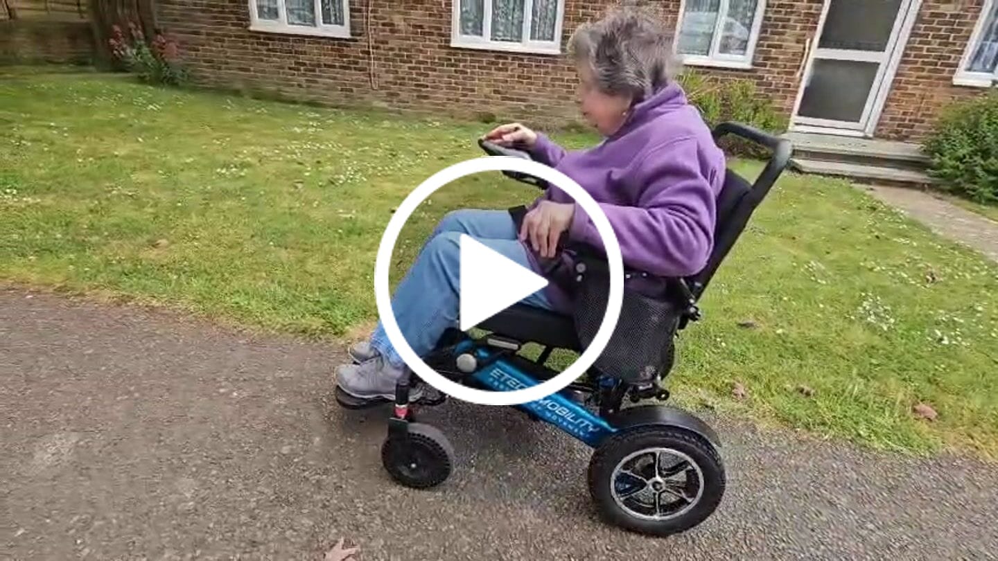 Customer video review of Lightweight Electric Wheelchair | Folding Powerchair | Freedom Pro ST