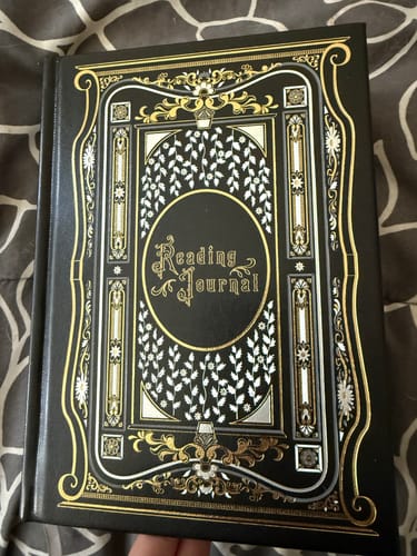 Customer photo review of Reading Journal - Black
