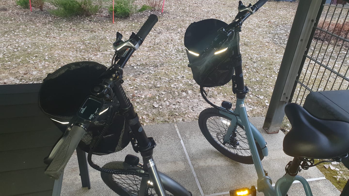 Customer photo review of 12L Waterproof Bicycle Bag (Save more with ebike BUT not for separate sale)